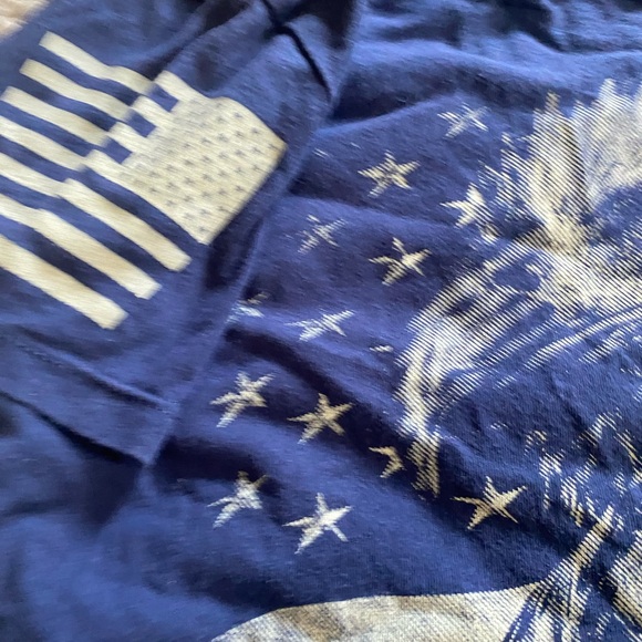 Grunt Style Navy T-Shirt with Eagle Design - Picture 3 of 5